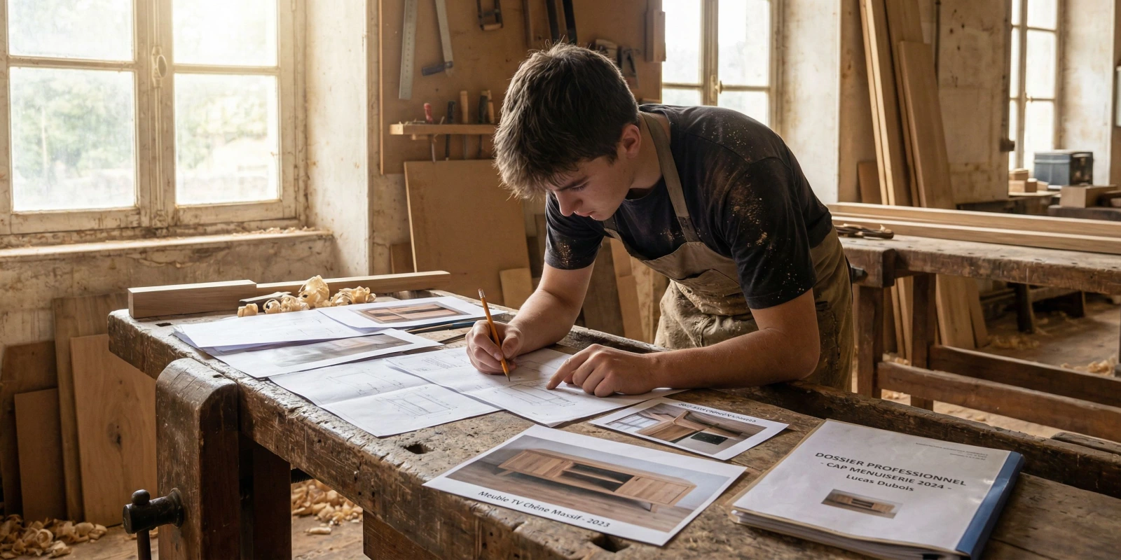 Dossier Professionnel BP Menuisier : Structure, Exemples et Conseils (Épreuve E13)